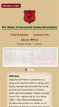Mobile Screenshot of maineguides.org